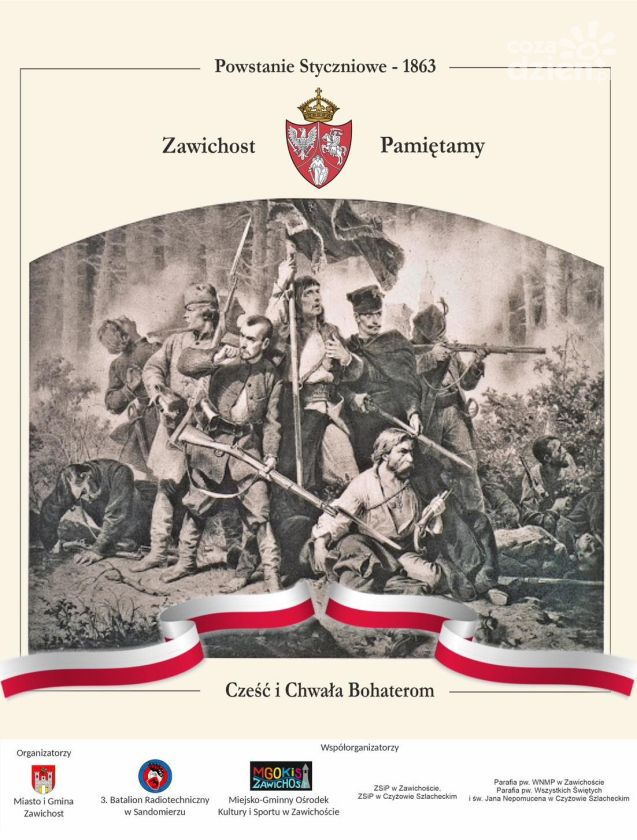 Burmistrz Zawichostu zaprasza na obchody 163. rocznicy Powstania Styczniowego
