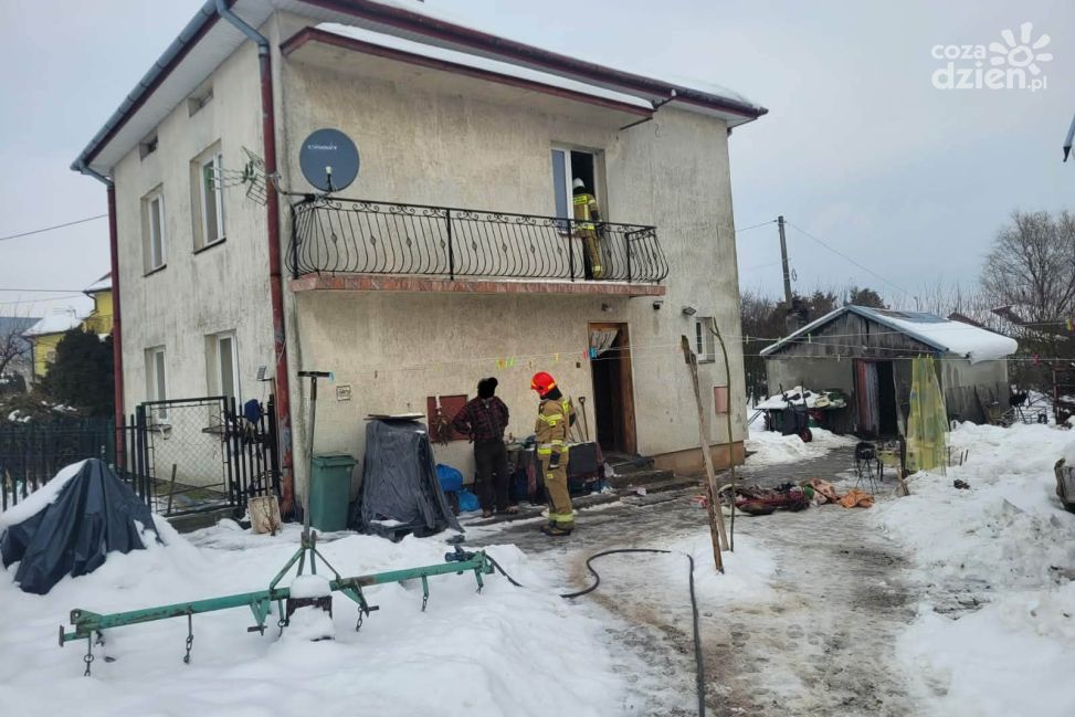 Pożar domu w Ciszycy. Na szczęście nikt nie ucierpiał