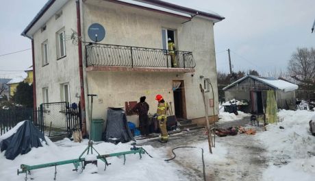 Pożar domu w Ciszycy. Na szczęście nikt nie ucierpiał
