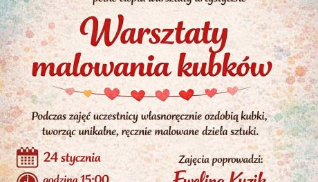 Pędzle, kolory i ceramika. Warsztaty malowania kubków w Obrazowie