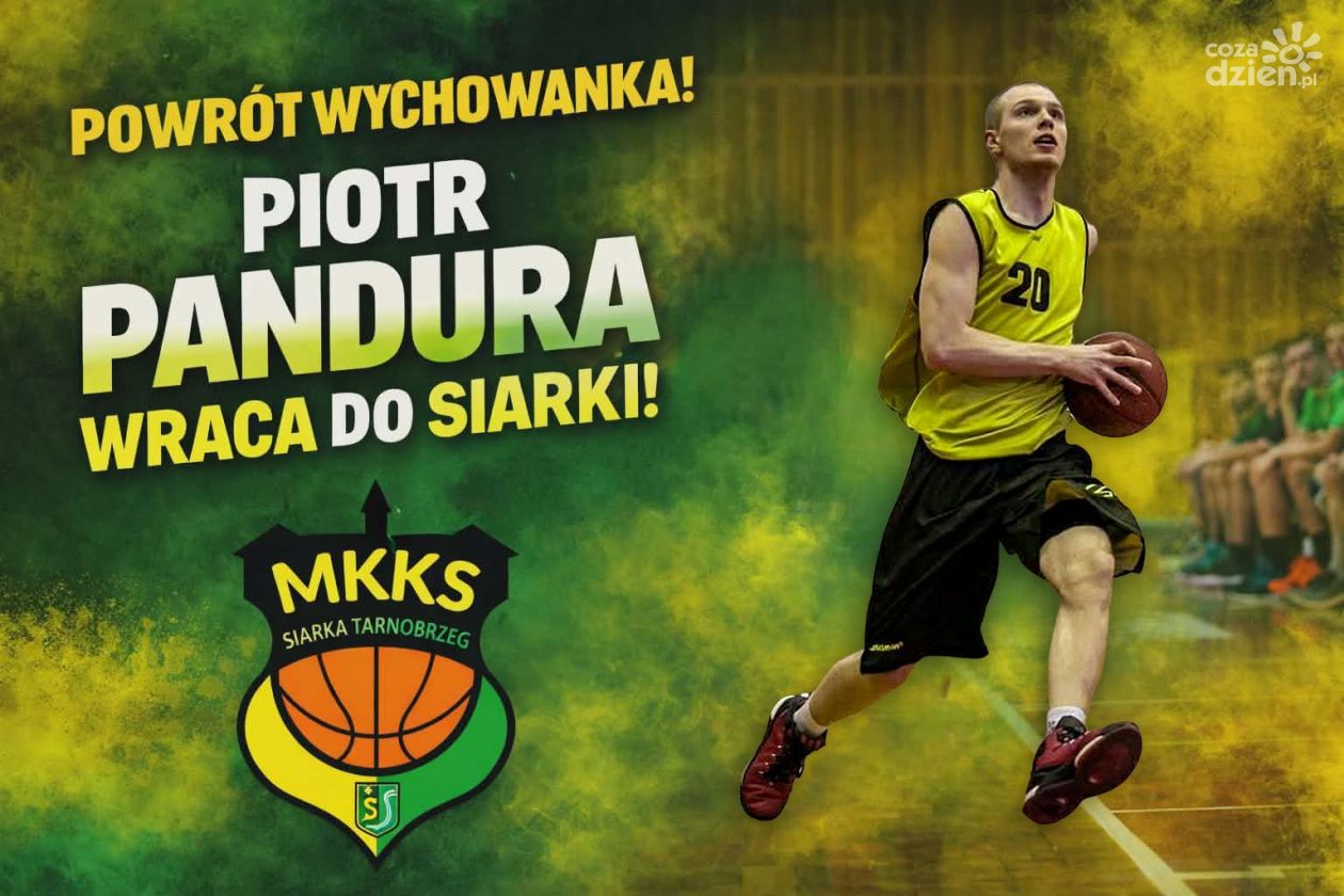 Piotr Pandura ponownie w barwach koszykarskiej Siarki!