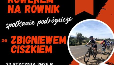 Rowerem przez świat, by pomagać. Spotkanie podróżnicze w sandomierskiej bibliotece