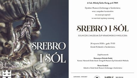 „Srebro i sól” – wyjątkowa wystawa solniczek w Muzeum Zamkowym w Sandomierzu