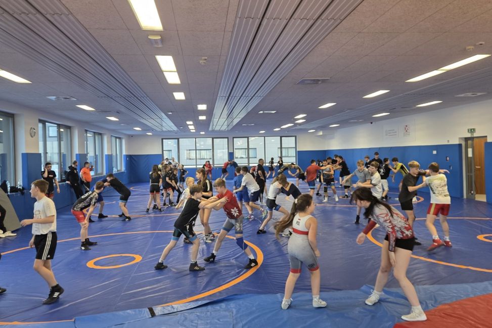 Młodzi zapaśnicy MKS CZARNI Połaniec na zgrupowaniu Kadry Wojewódzkiej w Zakopanem