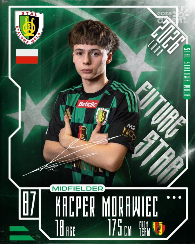 Kacper Morawiec nowym zawodnikiem Stali Stalowa Wola