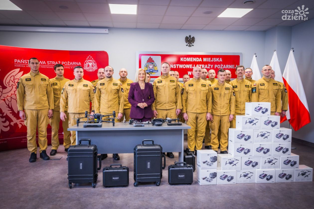 Nowoczesne drony dla świętokrzyskich strażaków – inwestycja w bezpieczeństwo regionu