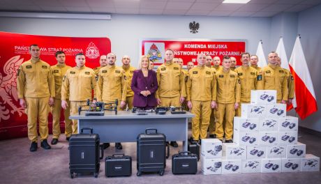 Nowoczesne drony dla świętokrzyskich strażaków – inwestycja w bezpieczeństwo regionu