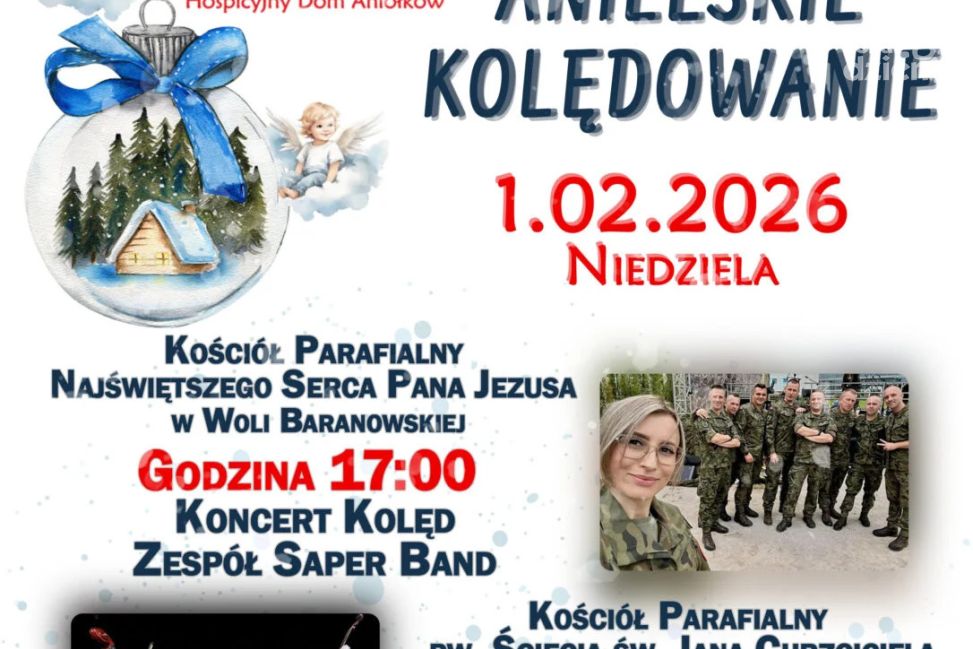 „Anielskie Kolędowanie” – kolędy dla Hospicyjnego Domu Aniołków