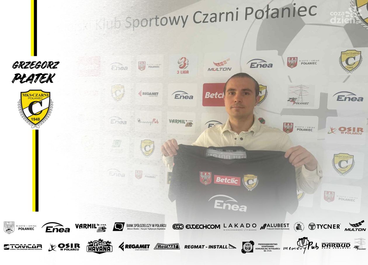 Grzegorz Płatek nowym zawodnikiem Czarnych Połaniec