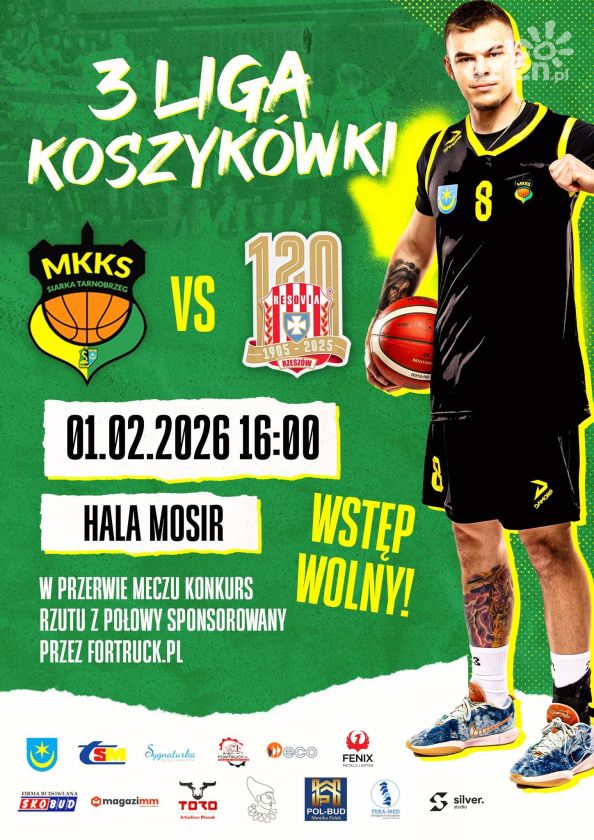 Koszykarskie emocje w Tarnobrzegu. Siarka zagra z Resovią