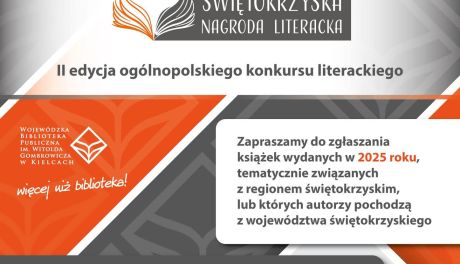 Ruszyła II edycja Świętokrzyskiej Nagrody Literackiej