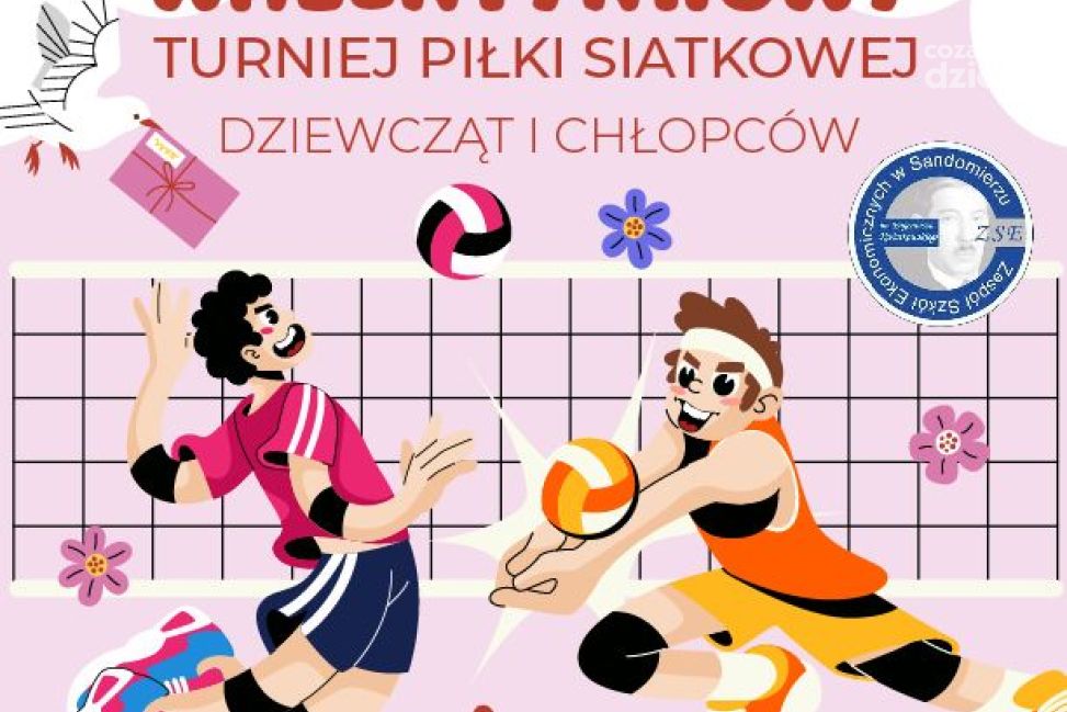 Siatkarskie walentynki w sandomierskim Ekonomiku. Turniej dziewcząt i chłopców już 13 lutego