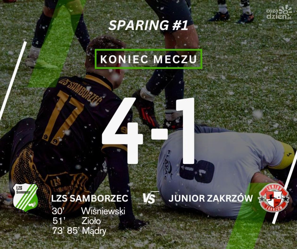 LZS Samborzec rozpoczyna przygotowania od zwycięstwa w sparingu z Juniorem Zakrzów