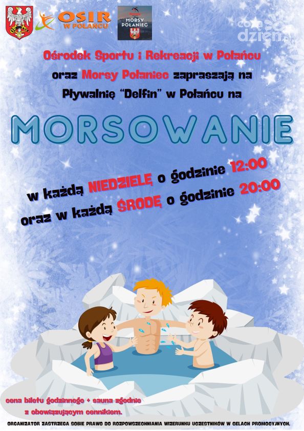 Połaniec hartuje ciało zimą!