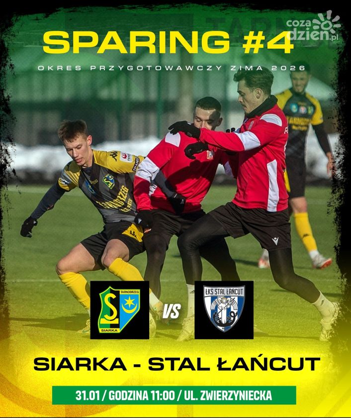 Siarka Tarnobrzeg pokonuje Stal Łańcut w czwartym sparingu przed rundą wiosenną