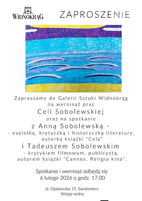 Sztuka, wrażliwość i spotkanie. Wernisaż prac Celi Sobolewskiej w Galerii Widnokrąg