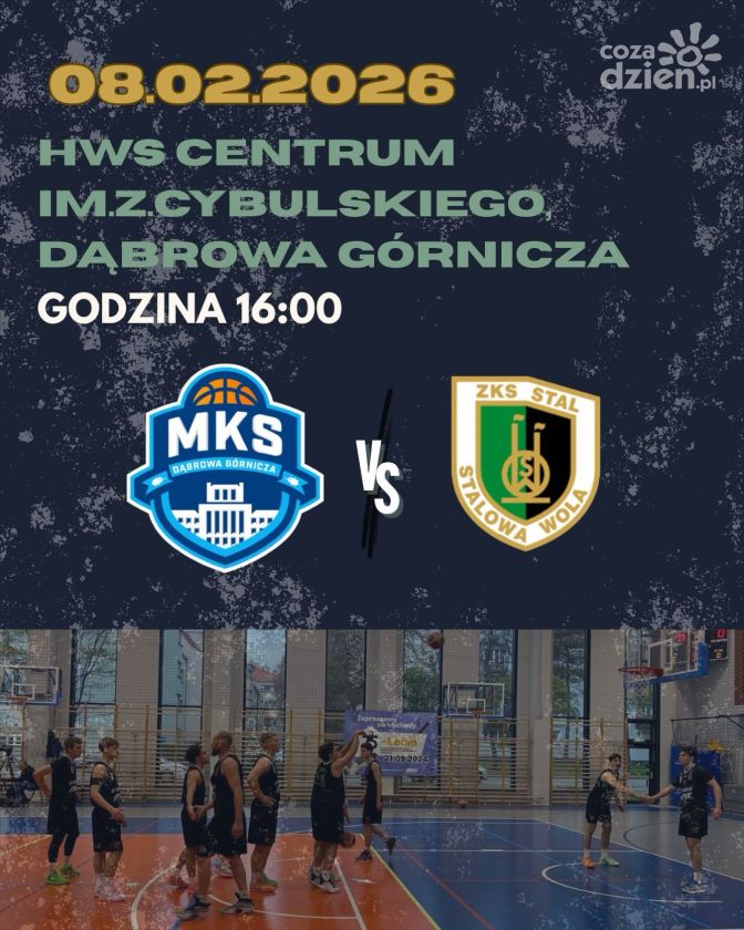 Koszykarze Stal Stalowa Wola w niedzielę zmierzy się z rezerwami MKS Dąbrowa Górnicza