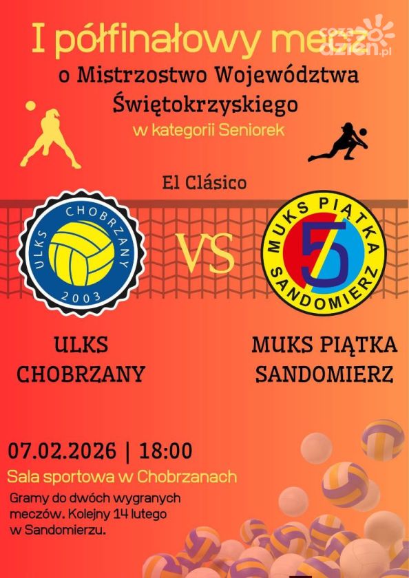 Półfinałowe starcie seniorek: ULKS Chobrzany podejmuje MUKS Piątka Sandomierz