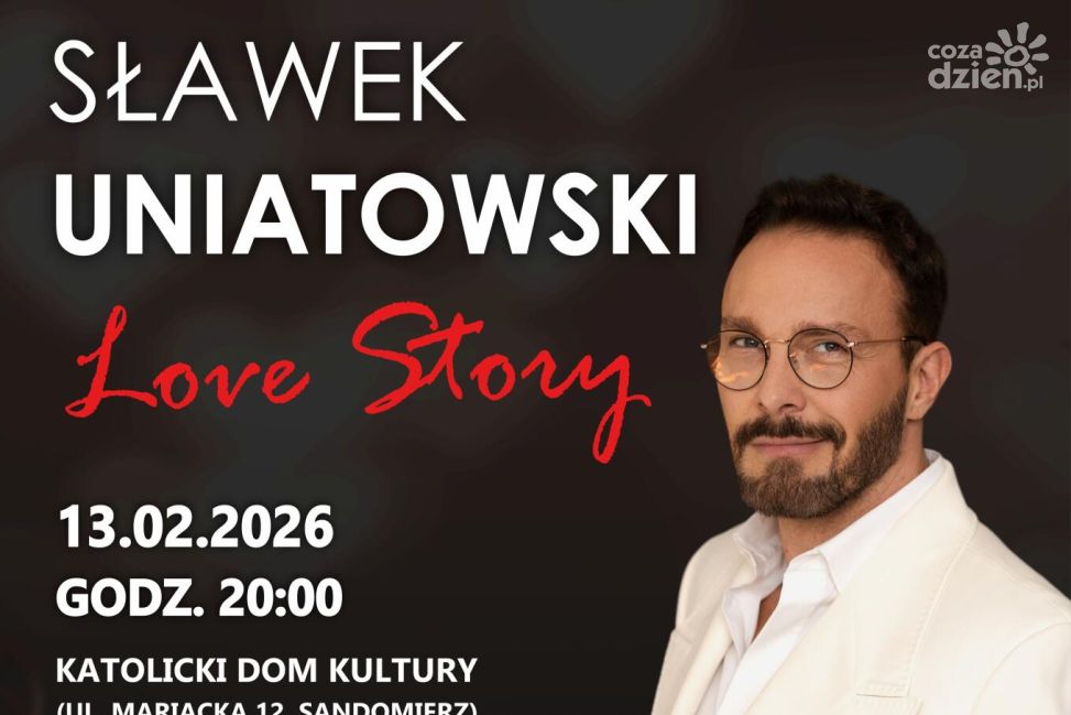 Walentynkowy wieczór z muzyką miłości. Sławek Uniatowski wystąpi w Sandomierzu