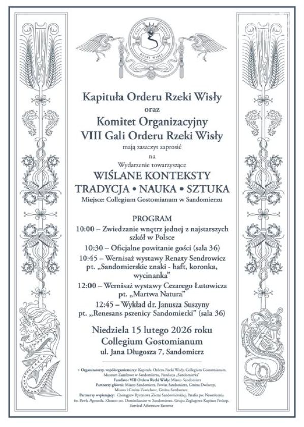 Niedzielne spotkania w Collegium Gostomianum po Gali Orderu Rzeki Wisły