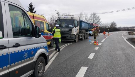 Kolizja na krajowej „dziewiątce” w Klimontowie