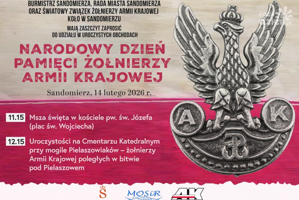 Sandomierz uczci żołnierzy Armii Krajowej. Uroczystości 14 lutego