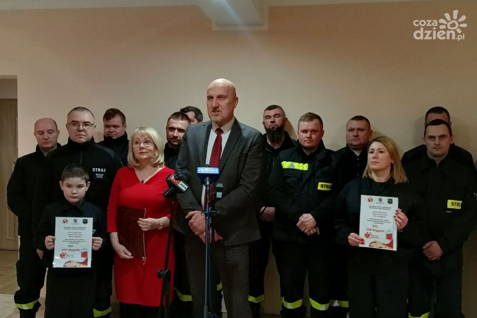 Strażacy z OSP Wygoda zachęcają do oddawania krwi