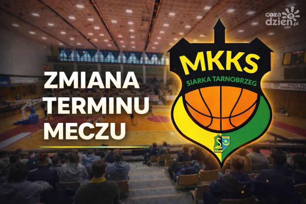 Zmiana terminu meczu koszykarzy Siarki Tarnobrzeg
