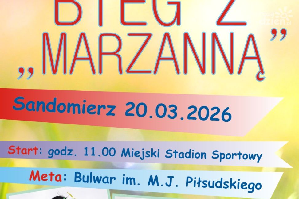 Bieg z Marzanną w Sandomierzu. Uczniowie na sportowo pożegnają zimę