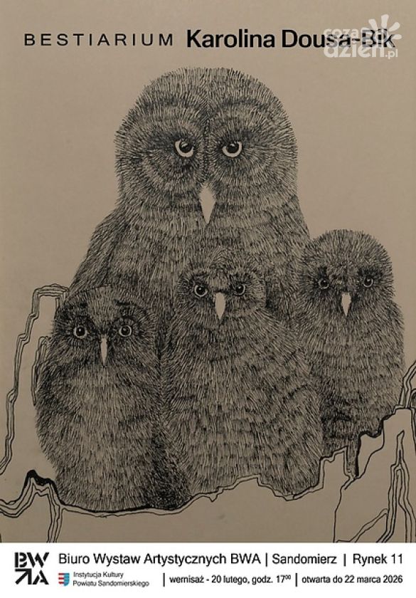 „Bestiarium” Karoliny Dousy-Bik w Sandomierzu. Wernisaż już 20 lutego
