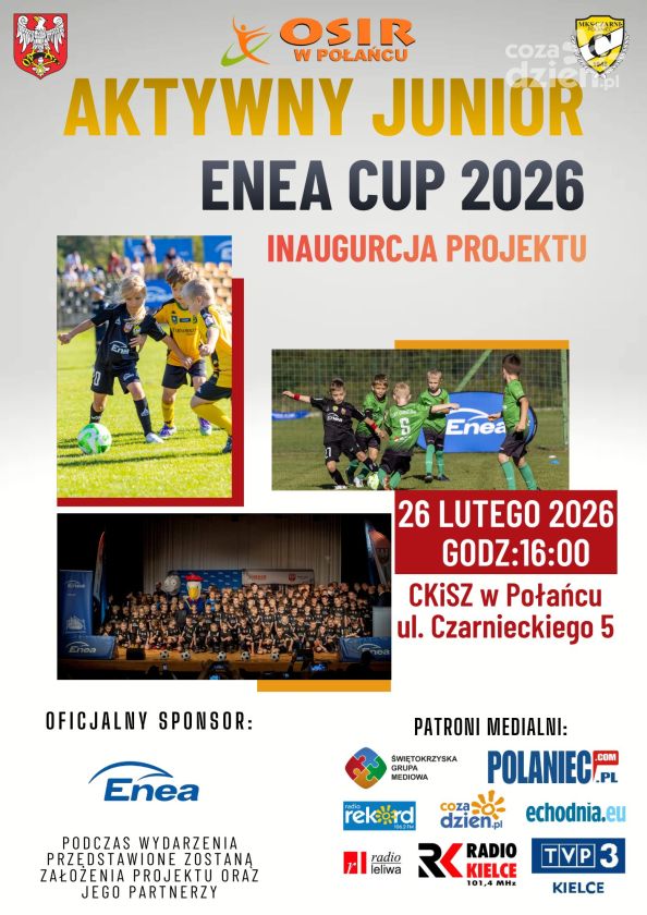 Połaniec zainauguruje projekt Aktywny Junior ENEA CUP 2026