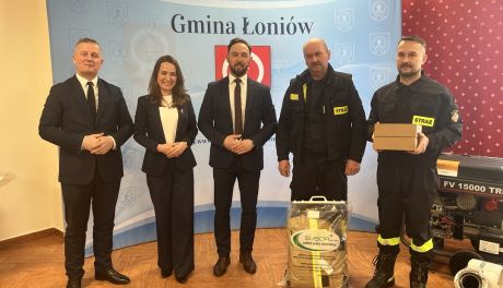 Nowy sprzęt dla OSP w gminie Łoniów. Inwestycja warta ponad 460 tysięcy złotych
