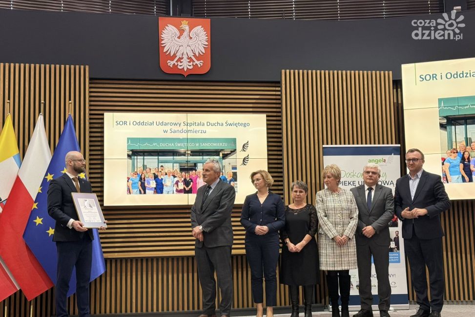 Świętokrzyskie liderem w opiece udarowej. Szpital Sandomierz z Diamentowym Certyfikatem ESO