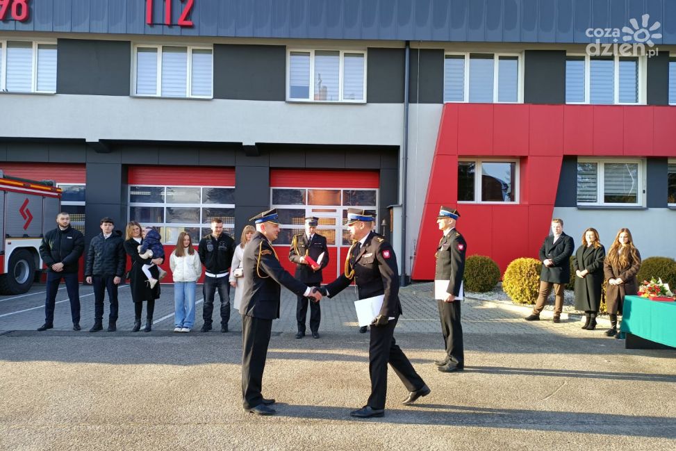 Uroczyste pożegnanie oficerów PSP w Sandomierzu. „To była druga rodzina”