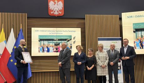 Świętokrzyskie liderem w opiece udarowej. Szpital Sandomierz z Diamentowym Certyfikatem ESO