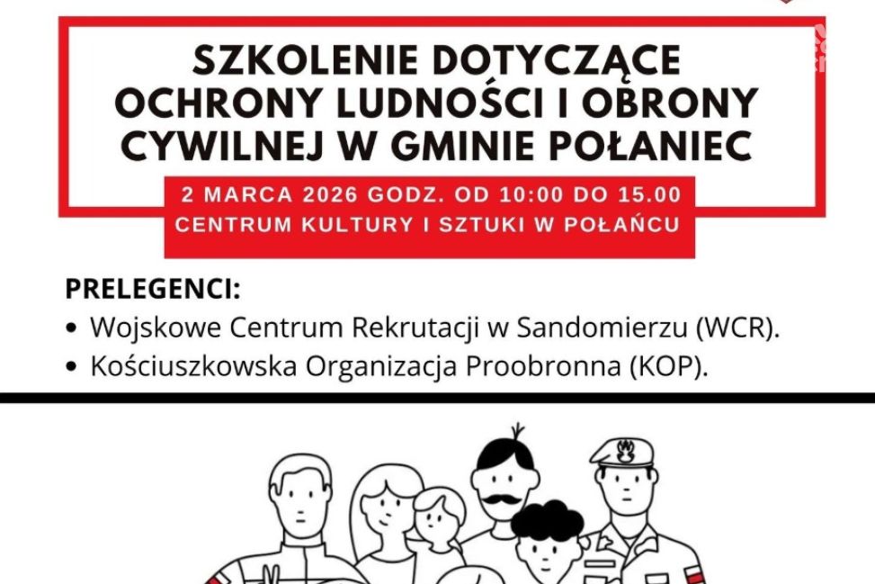 Szkolenie z zakresu ochrony ludności i obrony cywilnej w Połańcu