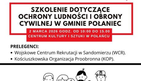Szkolenie z zakresu ochrony ludności i obrony cywilnej w Połańcu