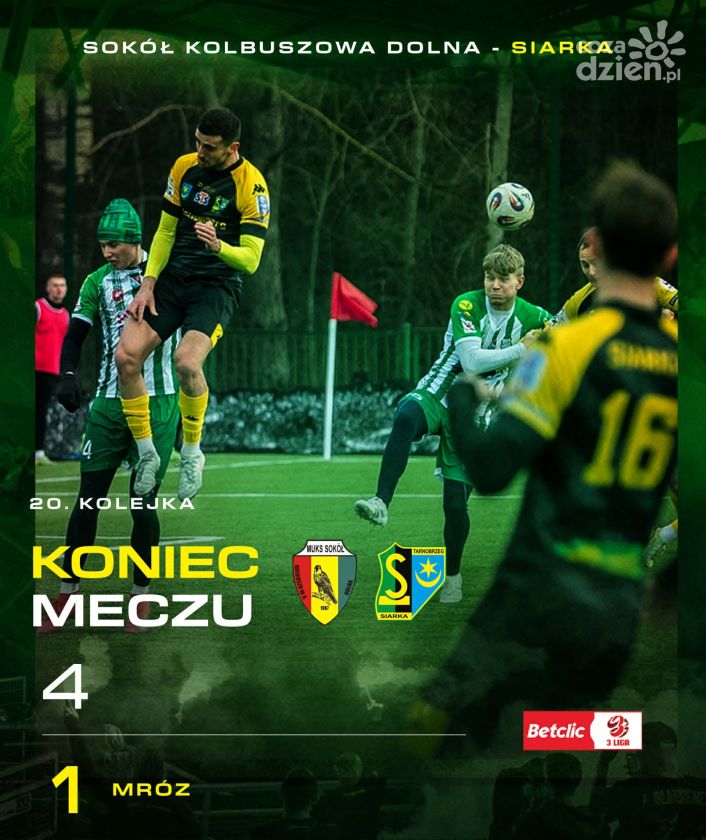 Bolesna porażka tarnobrzeżan na otwarcie rundy wiosennej 