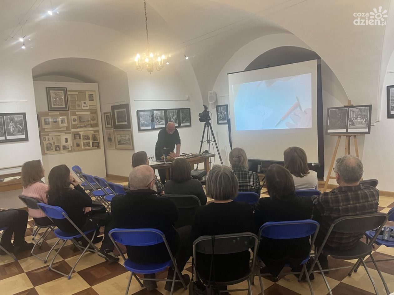 Spotkanie z Andrzejem Karwatem w sandomierskim Ratuszu