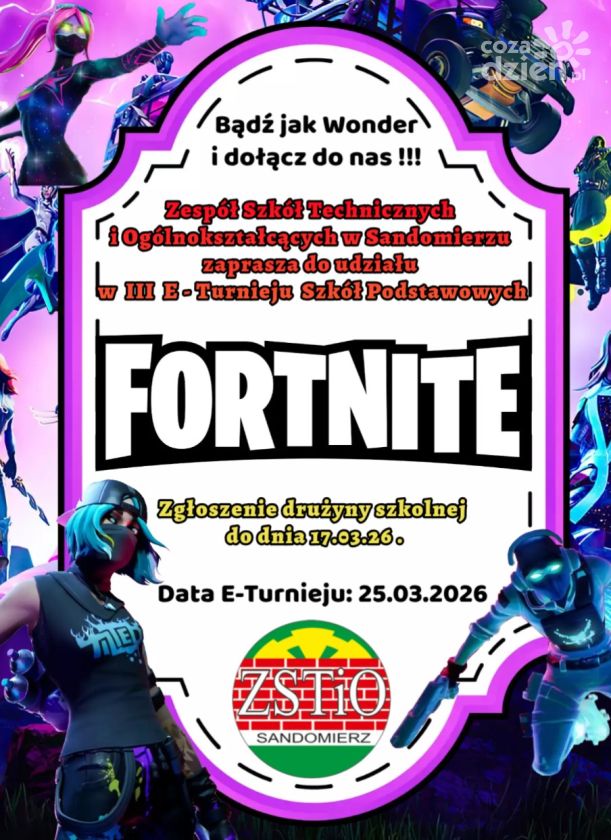 Młodzi e-sportowcy zmierzą się w III E-Turnieju FORTNITE w Sandomierzu