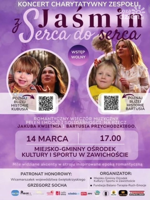 Koncert charytatywny „Z serca do serca” w Zawichoście