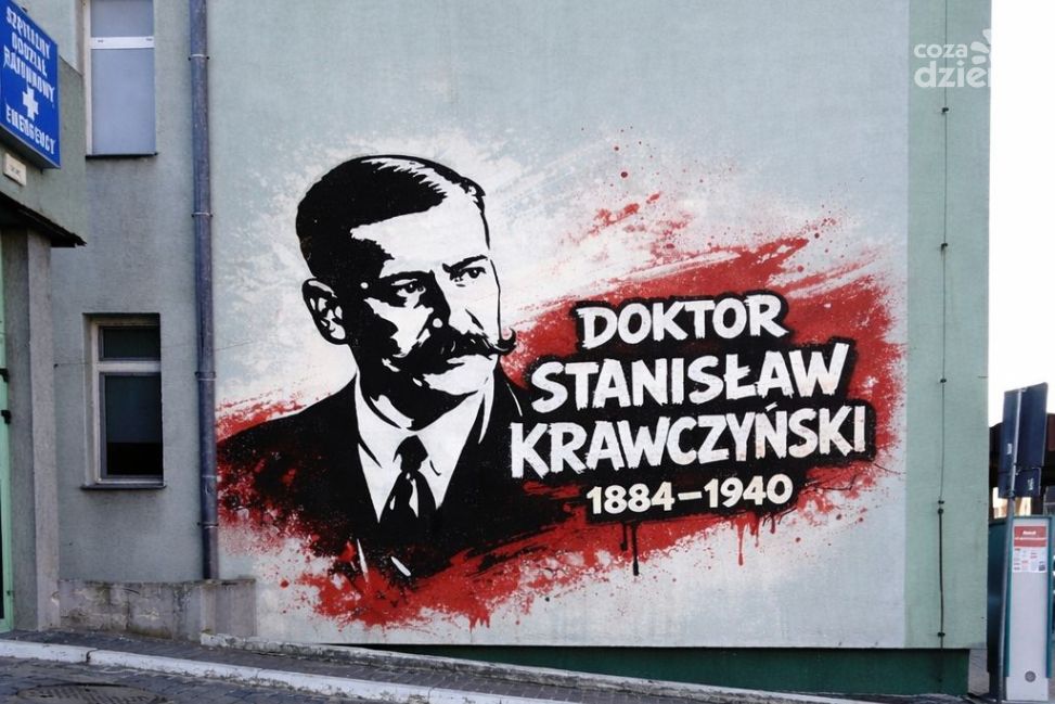 Mieszkańcy chcą muralu dla doktora Krawczyńskiego. „Symboliczny hołd dla człowieka, który służył innym”