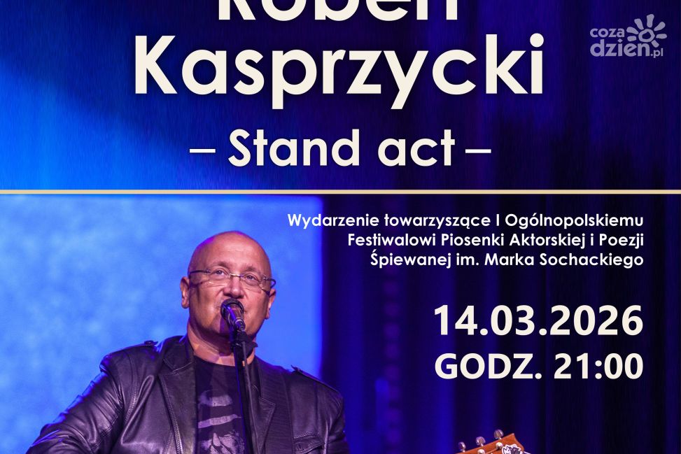 Robert Kasprzycki ponownie w Sandomierzu – recital w ramach Festiwalu im. Marka Sochackiego