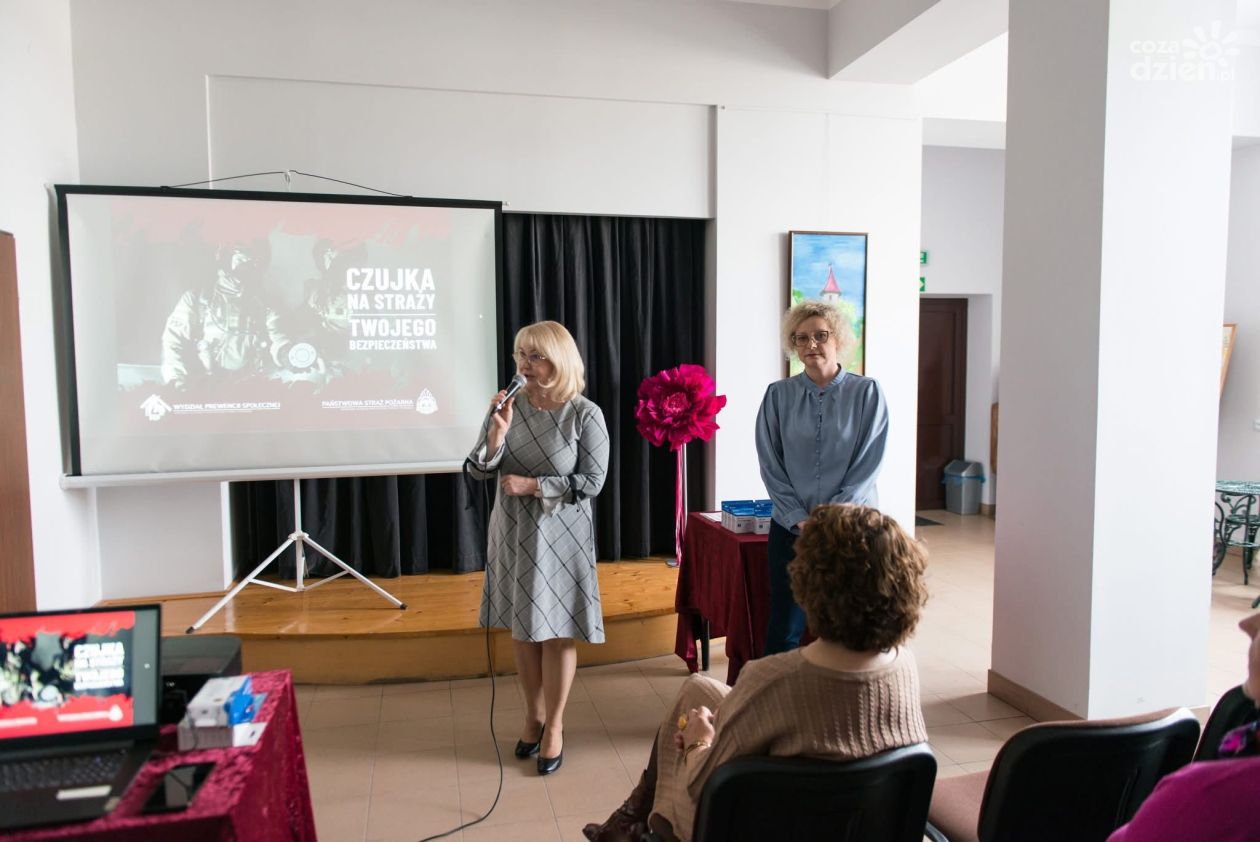 Seniorzy z Zawichostu uczyli się o bezpieczeństwie