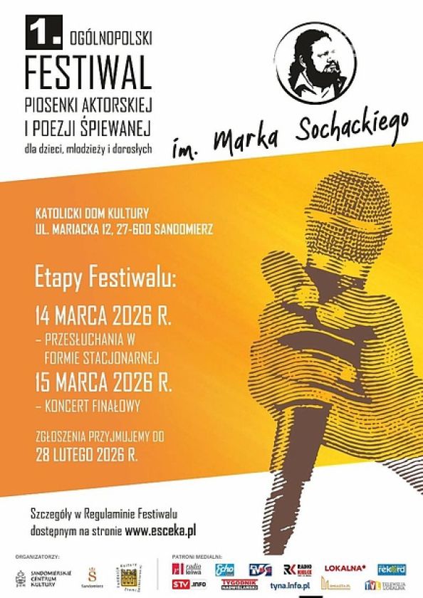 Rozpoczął się festiwal piosenki aktorskiej im. Marka Sochackiego w Sandomierzu