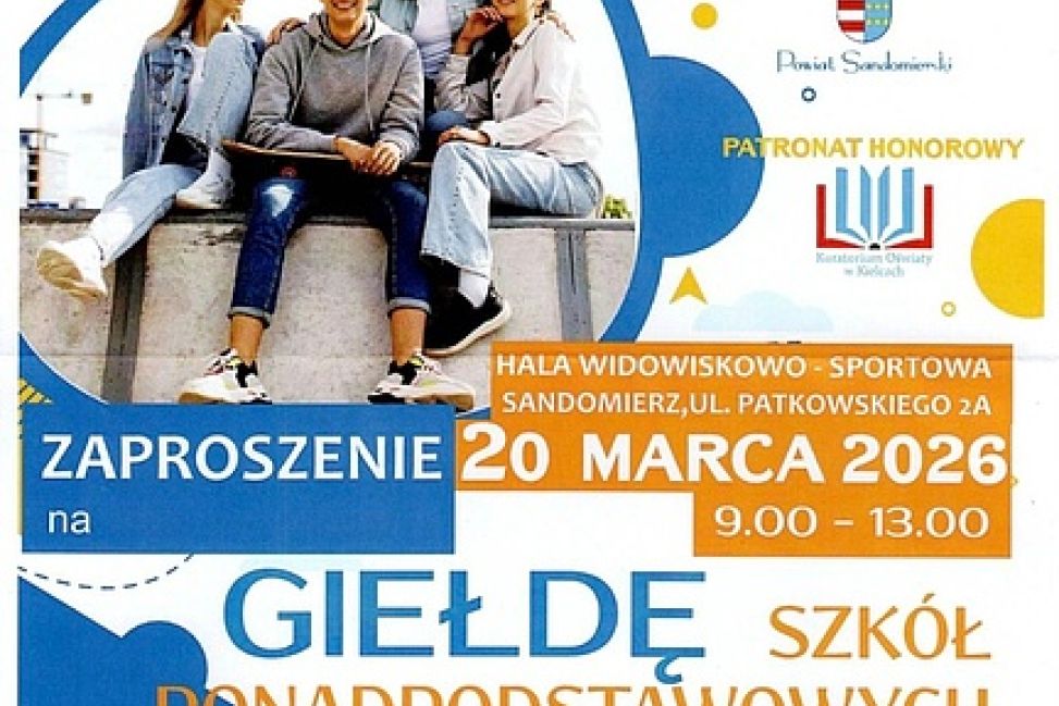 Giełda szkół ponadpodstawowych w Sandomierzu. Oferta dla ósmoklasistów