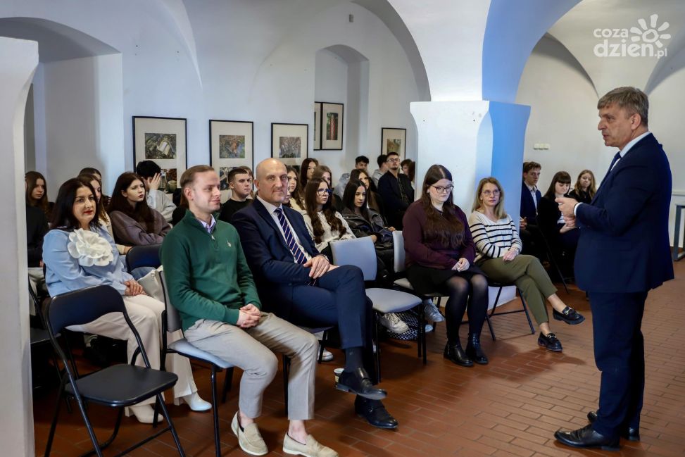 Spotkanie o Młodzieżowym Sejmiku Województwa Świętokrzyskiego w Sandomierzu