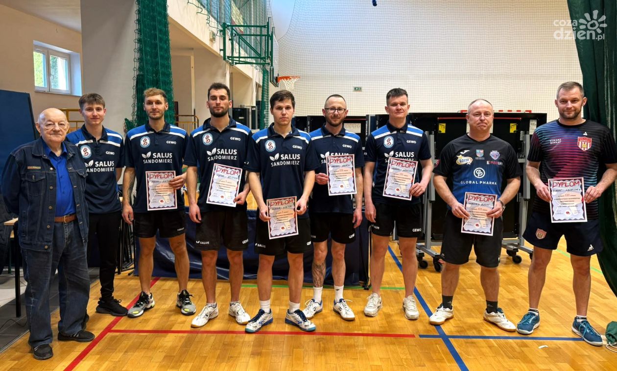 KTS Salus Sandomierz rządzi w Mistrzostwach Województwa Świętokrzyskiego w tenisie stołowym