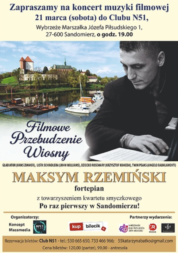 Filmowe emocje na żywo. Wyjątkowy koncert w Sandomierzu