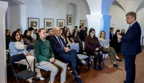 Spotkanie o Młodzieżowym Sejmiku Województwa Świętokrzyskiego w Sandomierzu